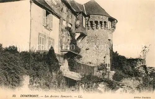 AK / Ansichtskarte Domfront_Orne Les anciens remparts Domfront Orne