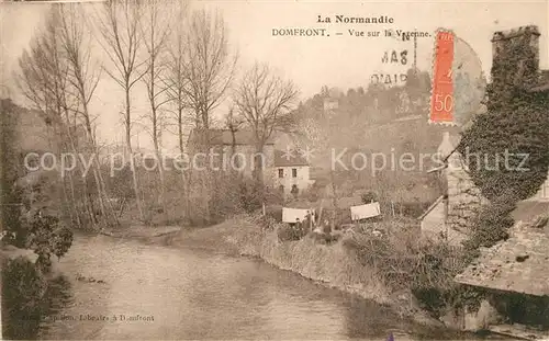 AK / Ansichtskarte Domfront_Orne Vue sur la Varenne Domfront Orne