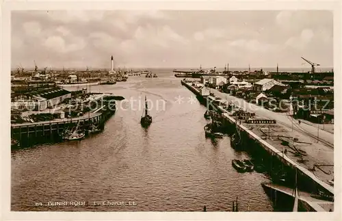 AK / Ansichtskarte Dunkerque Le Chenal Dunkerque