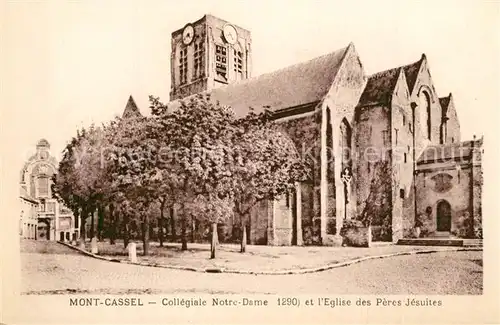 AK / Ansichtskarte Mont_Cassel Collegiale Notre Dame Eglise des Peres Jesuites 