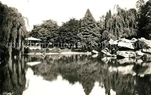 AK / Ansichtskarte Valenciennes Jardin de la Rhonelle Etang Valenciennes
