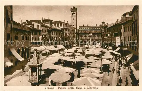 Verona_Veneto Piazza delle Erbe Mercato Verona Veneto