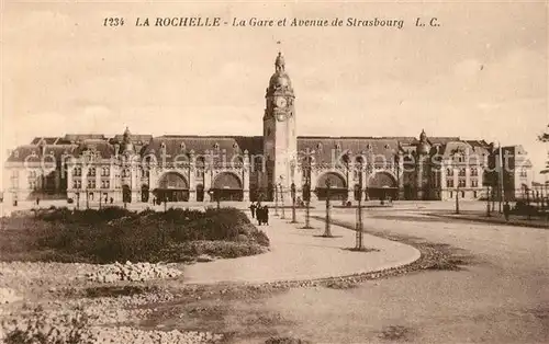 La_Rochelle_Charente Maritime Gare et Avenue de Strasbourg La_Rochelle