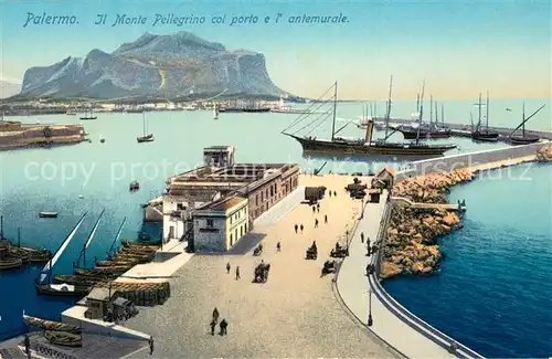 Palermo_Sicilia Monte Pellegrino Porto Antemurale Palermo_Sicilia