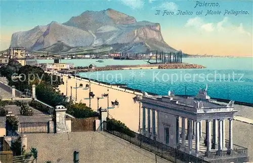 Palermo_Sicilia Foro Italico Monte Pellegrino  Palermo_Sicilia