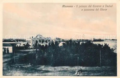Massaua Palazzo del Govero a Taulud Gherar Massaua