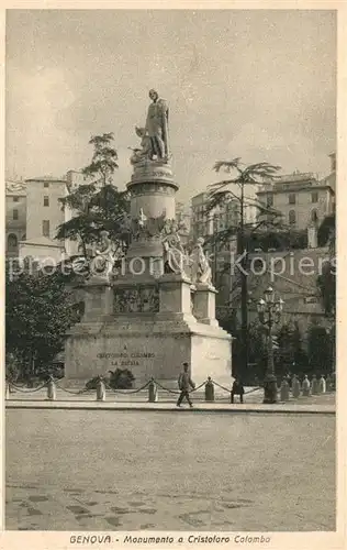 Genova_Genua_Liguria Monumento Cristoforo Colombo Genova_Genua_Liguria