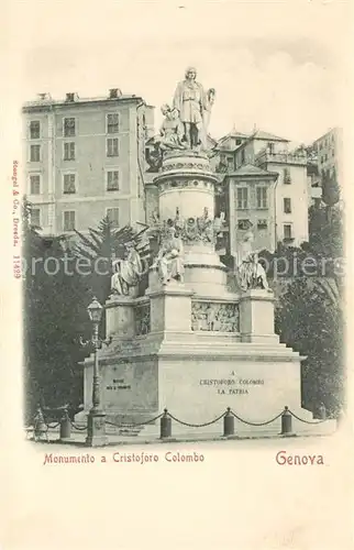 Genova_Genua_Liguria Monumento Cristoforo Colombo Genova_Genua_Liguria