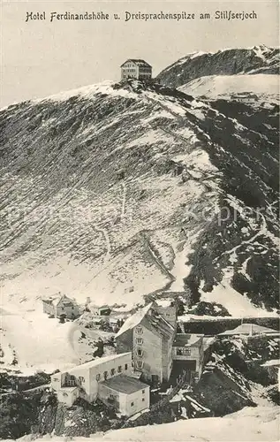 Stilfserjoch_Passo_dello_Stelvio Hotel Ferdinandsh?he Dreisprachenspitze 