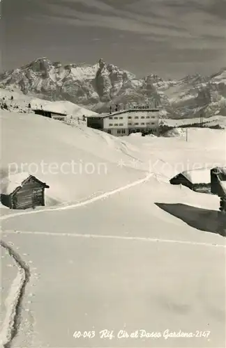 Gr?dnerjoch Rifugio Cir  