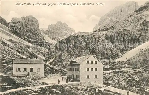 Vajoleth?tte Grasleitenpass Dolomiten 