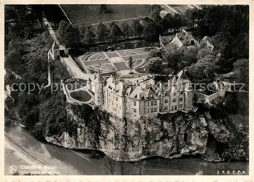 Walzin Chateau de Walzin Vue aerienne Walzin