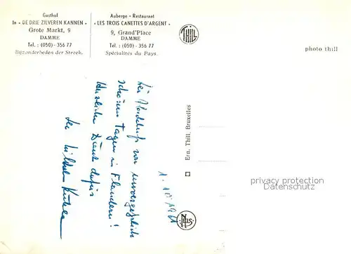 Damme Gasthof De Drie Zilveren Kannen Damme