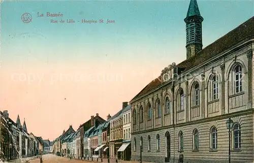 La_Bassee Rue de Lille Hospice Saint Jean La_Bassee