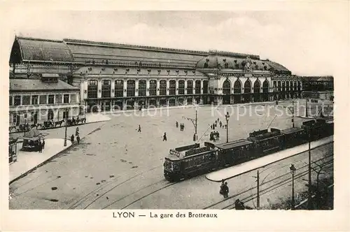 Lyon_France La Gare des Brotteaux Tram Bahnhof Strassenbahn Lyon France