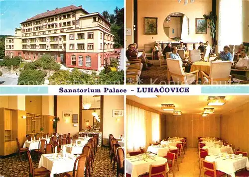 Luhacovice Sanatorium Palace Aufenthaltsraum Restaurant Luhacovice