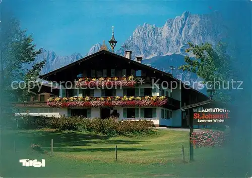 AK / Ansichtskarte St_Johann_Tirol Hotel Gasthof Alpen St_Johann_Tirol
