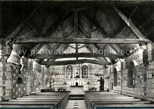 Varengeville sur Mer Chapelle Saint Dominique Interieur et vitraux de Braque Varengeville sur Mer