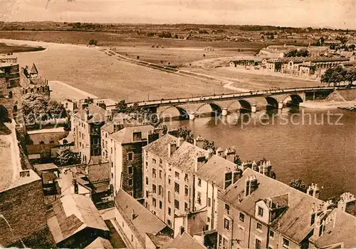 Angers La Maine et pont de la Basse Chaine Angers