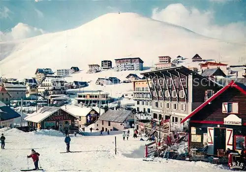 Alpe_d_Huez_Isere Station et les Pistes du Signal depuis l Eclose Alpe_d_Huez_Isere