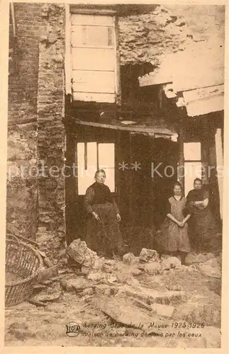 Seraing Maison de Seraing demolie par les eaux Seraing