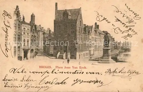 Bruges_Brugge_Flandre Place Jean Van Eyck 