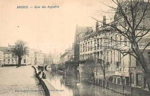 Bruges_Brugge_Flandre Quai des Augustins 