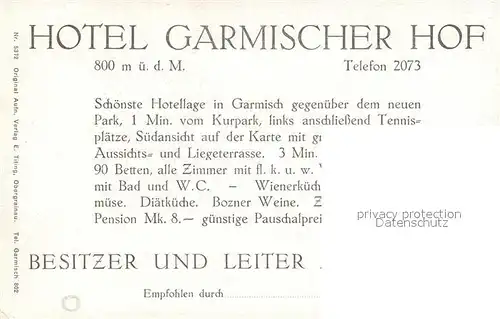 Garmisch Partenkirchen Garmischer Hof Garmisch Partenkirchen