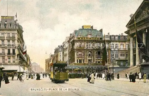 Bruxelles_Bruessel Place de la Bourse Bruxelles_Bruessel
