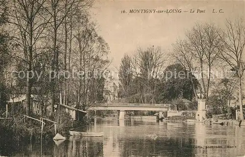 Montigny sur Loing Le Pont Montigny sur Loing