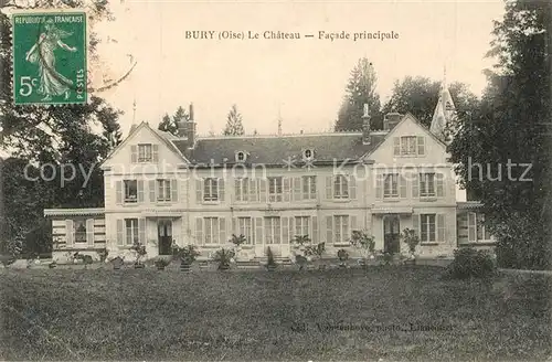 Bury_Oise Le Chateau Facade principale Bury_Oise