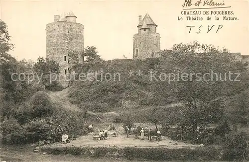 Fougeres Chateau de Fougeres Le Theatre de la Nature Fougeres