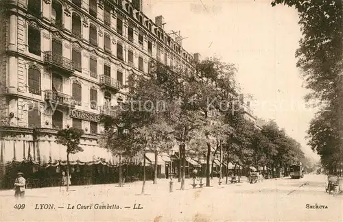 Lyon_France Le Cours Gambetta Lyon France