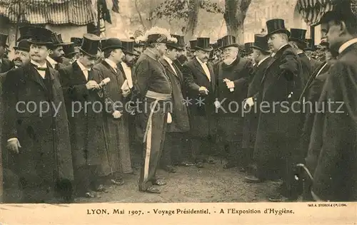 Lyon_France Voyage Presidentiel A lExposition d Hygiene Lyon France