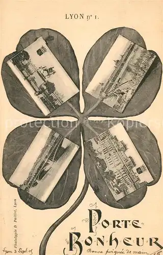 Lyon_France Porte Bonheur Vue partielle Lyon France