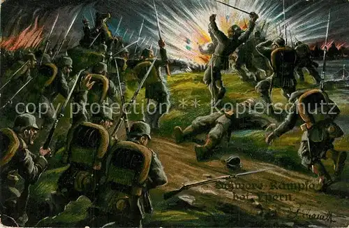 Ypern Schwere Kaempfe bei Ypern Ypern