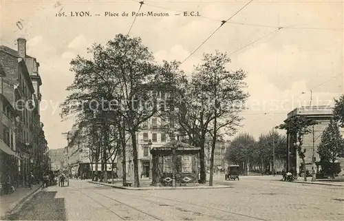 Lyon_France Place du Port Mouton Lyon France