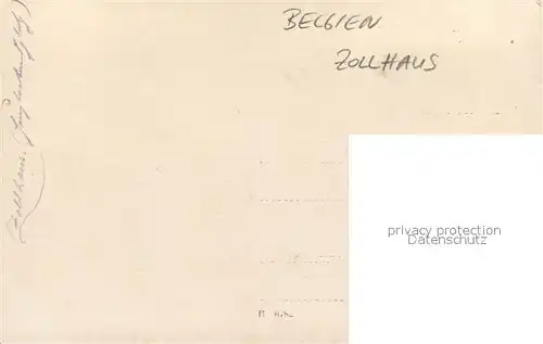 Belgien Zollhaus Belgien