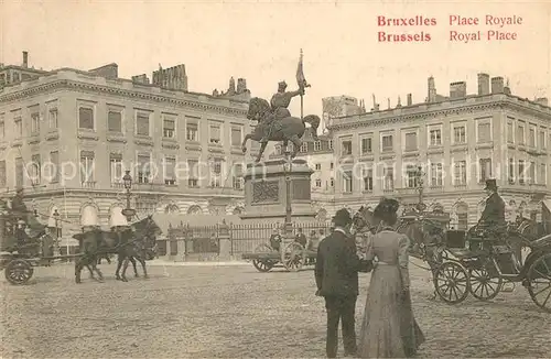 Bruxelles_Bruessel Place Royale Bruxelles_Bruessel