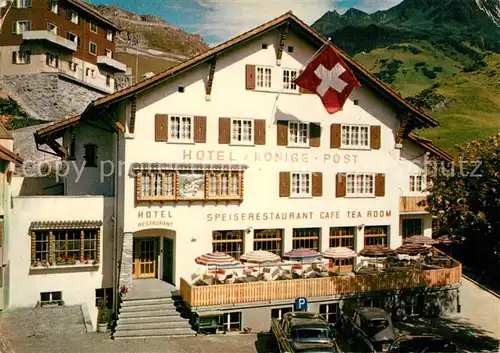 AK / Ansichtskarte Andermatt Hotel Drei Koenige und Post Andermatt