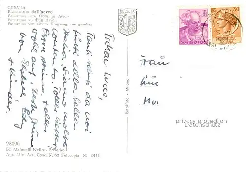 Cervia Panorama dall aereo Cervia