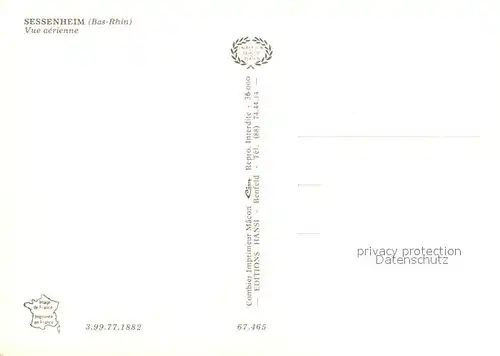 Sessenheim Vue aerienne Sessenheim