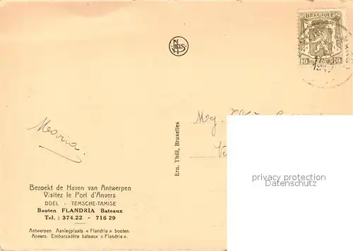 Anvers_Antwerpen Booten Flandria Anvers Antwerpen