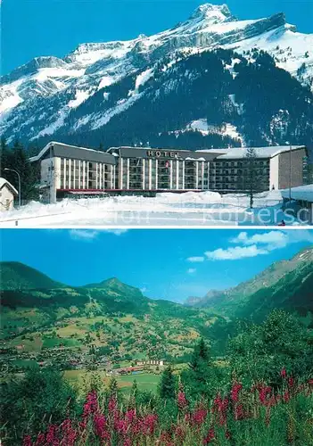 AK / Ansichtskarte Les_Diablerets Eurohotel Landschaftspanorama Alpen Les_Diablerets