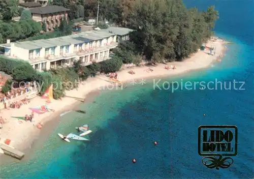 Limone_sul_Garda Hotel Lido Spiaggia veduta aerea Limone_sul_Garda