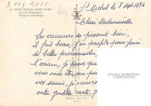 Saint Michel Chef Chef Plage de Comberge vue aerienne Saint Michel Chef Chef