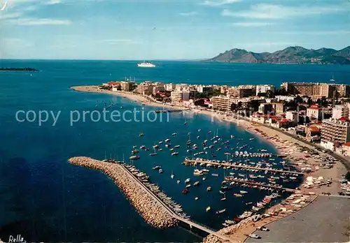 Cannes_Alpes Maritimes Port du Mouret Rouge Pointe du Palm Beach vue aerienne Cannes Alpes Maritimes