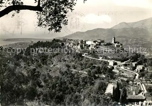 Castellar Vue generale avec Cap Martin Castellar