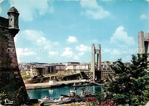 Brest_Finistere Avant Port vu du Chateau Brest_Finistere