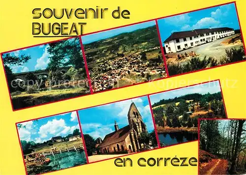 Bugeat Panorama Cite climatique La gaignade Maison de retraite Eglise Bugeat